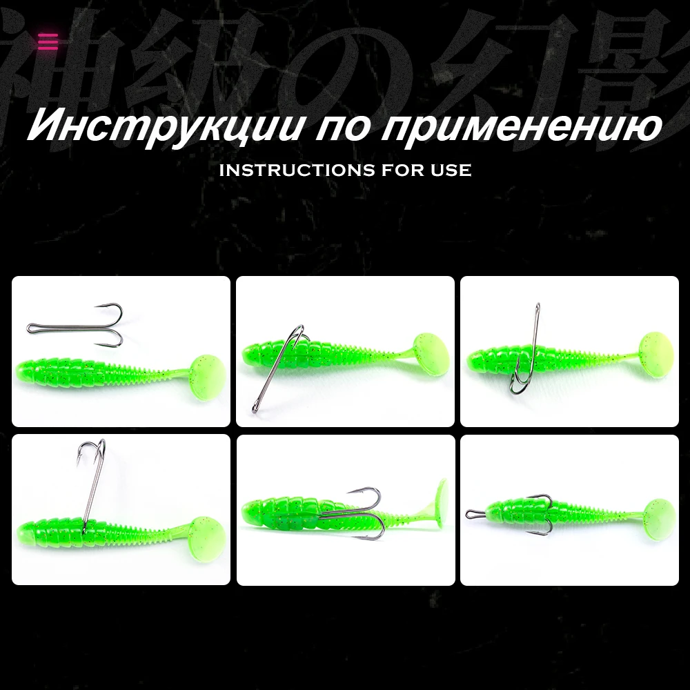 Hunthouse amo da pesca affilato doppio gancio lungo 1 #2 #4 #6 #1/0 2/0 ami da pesca in acciaio inossidabile con esca morbida acciaio ad alto tenore