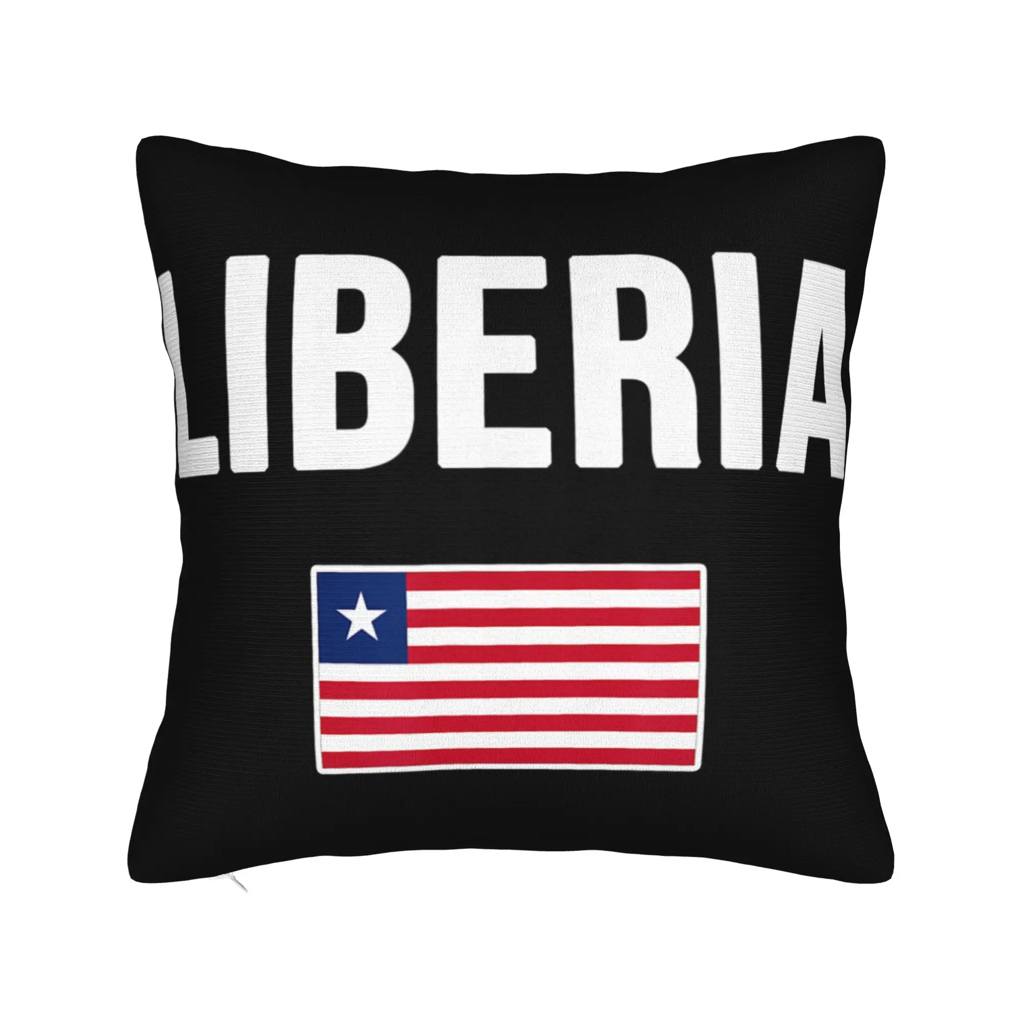 Liberia Independence Day Pillow Cover Stuff Printing Cushion Cover Decor  Pillow Case Cover Home Multi-Size