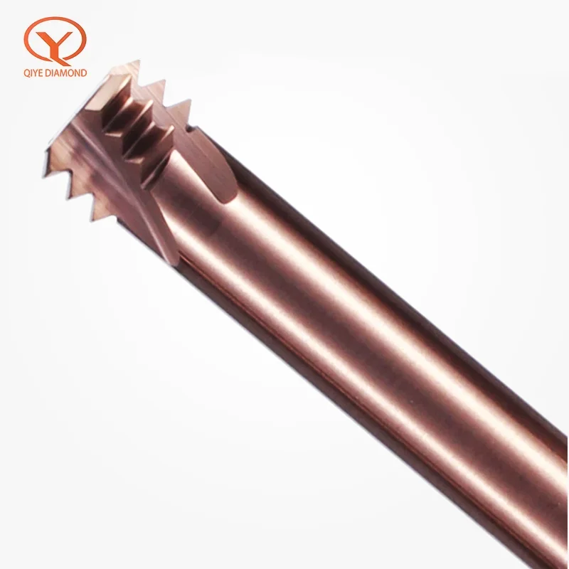 65° Thread mill Tungsten Carbide Single 1 Teeth 3 Teeth Full Tooth ISO UNC UNF Pitch CNC Internal Machining Aluminum Cutter Tool