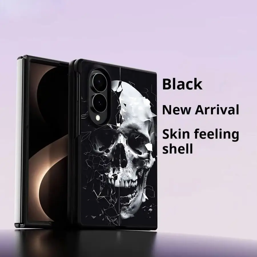 Artistic Skull Head Case for Samsung Galaxy ZFold8 ZFold Wide Z Fold 8 Z Fold8 Wide Luxury Phone Cover