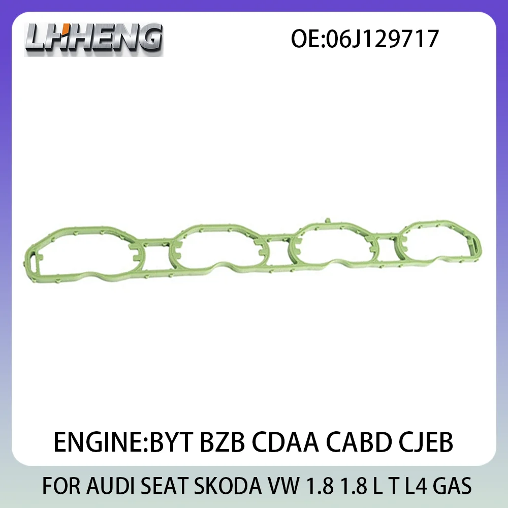 

Intake Manifold Gasket For AUDI A3 A4 A5 TT SEAT ALHAMBRA SKODA OCTAVIA VW CC 1.8L 1.8 L T L4 GAS 06-16 BYT BZB CDAA 06J129717