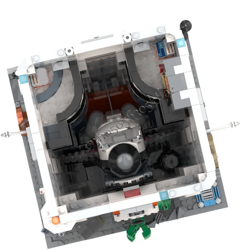 6184 PCS MOC Creative Street View Fantastica struttura modulare medievale Classica Air Academy Modello Building Block Giocattolo per bambini Regalo