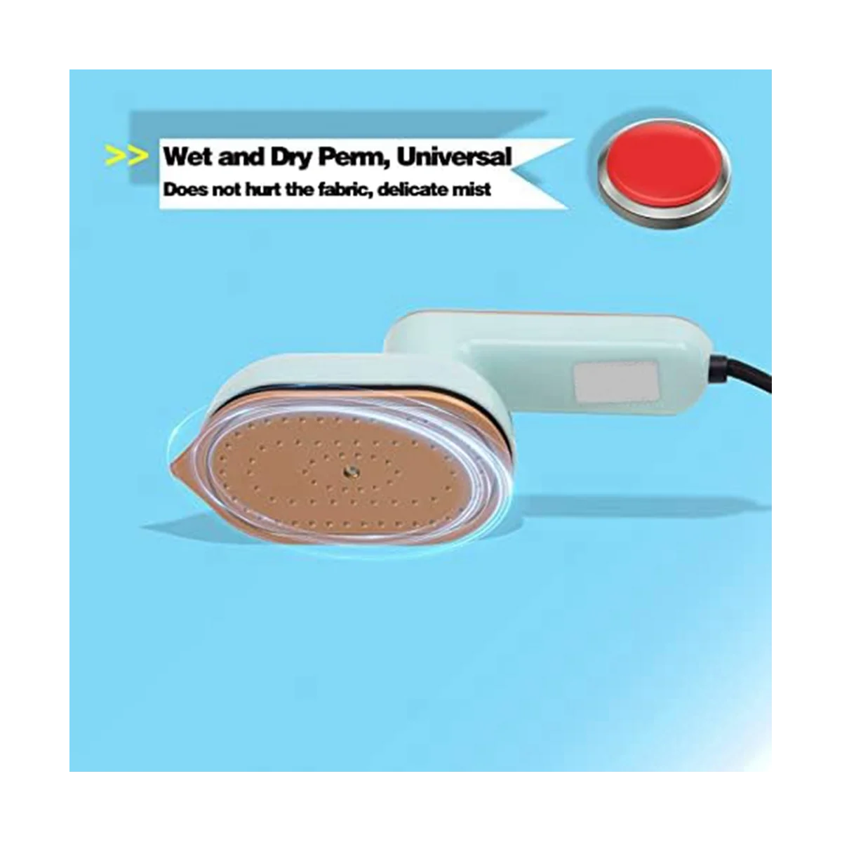 

steam iron Mini Steam Iron, Clothes Travel Iron, Portable Wet and Dry Iron, Home Travel Business with Mini Steam Iron EU Plug C