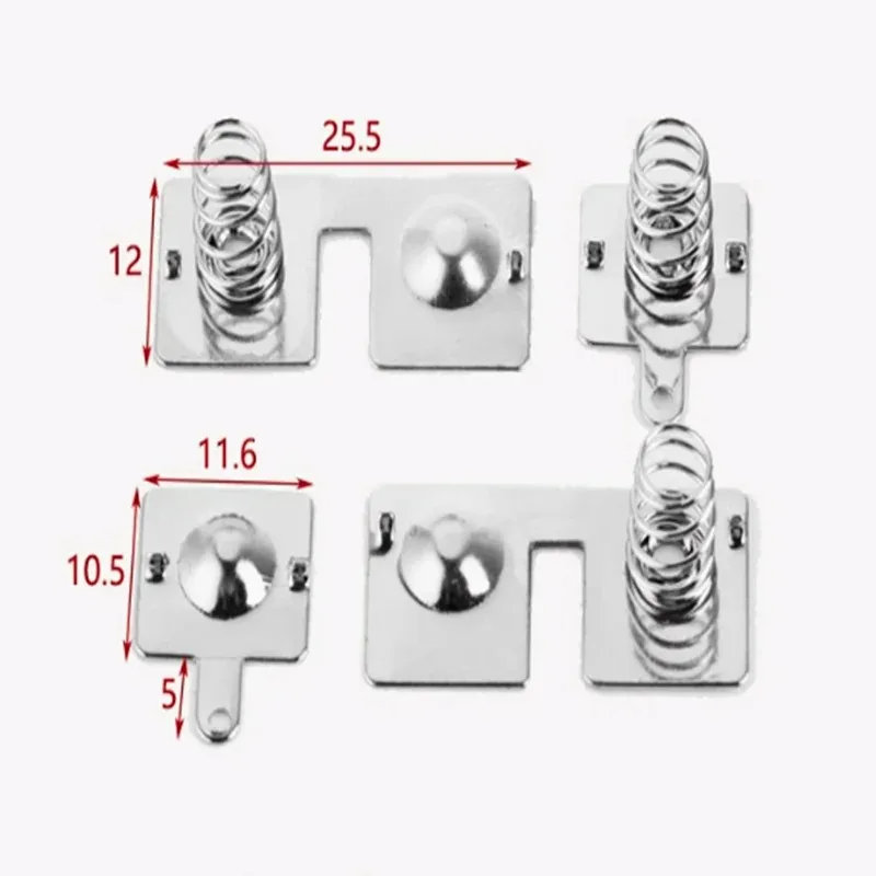 

40pcs Battery Shrapnel AA Battery Leaf Spring Contact 10.6*12MM Positive and negative contiguous 10pairs