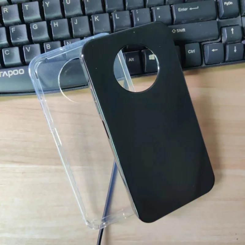 Capa tpu para gigaset gx6, capa de telefone ultrafina de silicone macio, capa transparente preta para gigaset gx 6, capa protetora