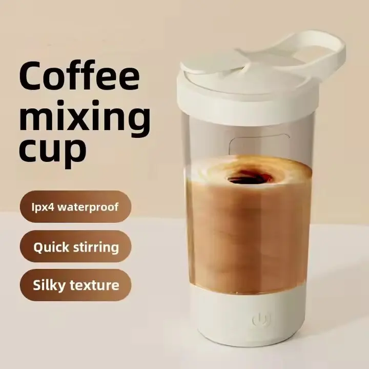 Coffee milk powder food grade material USB power supply household gift custom electric automatic mixing cup one-click shaker