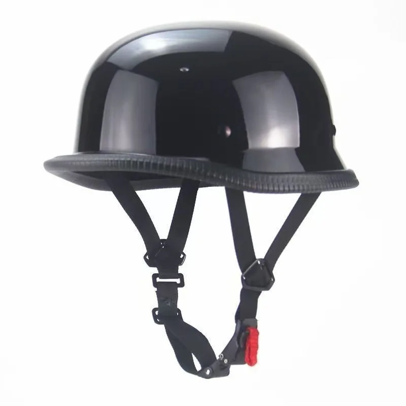 

2025 New German Style Military Helmet, Retro Half Helmet for Men Women, DOT Certified Lightweight for Motorcycle E-Bike Riding
