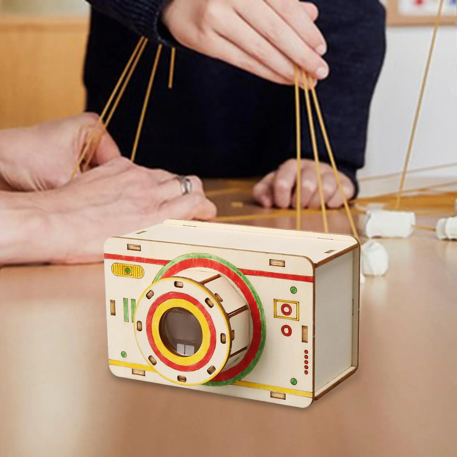 DIY カメラモデル 科学キット 子供用 軽量 12x8.3x7.6cm 物理モデル