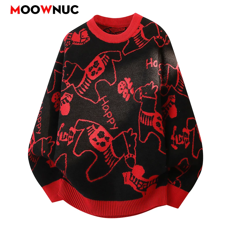 

Sweater For Men Men's Clothing Streetwear Male Pullovers Men's Sweat-shirt Knit Autumn Fashion Casual Hombre Warm Solid Spring