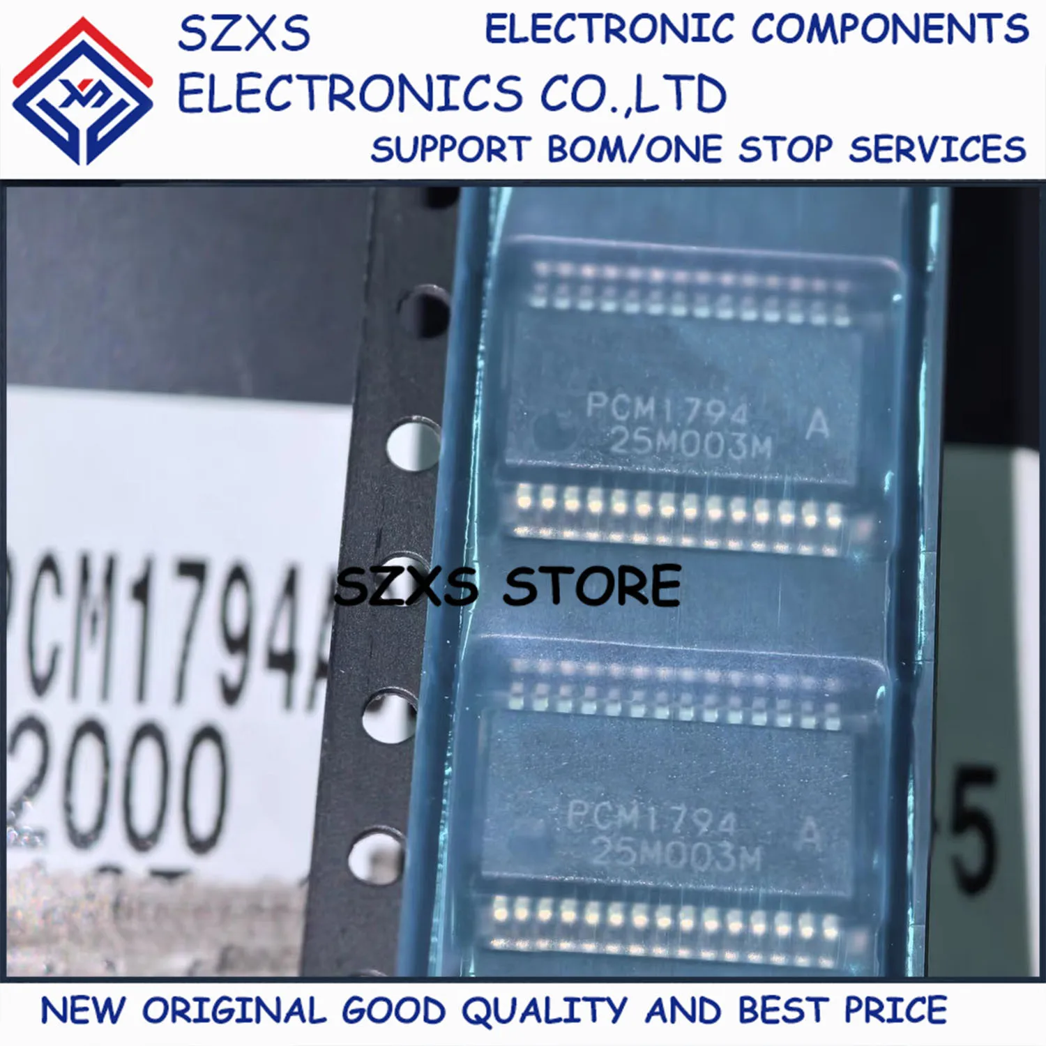 New Original 5Pcs PCM1794ADB PCM1794ADBR SSOP28 Audio Decoding IC Chip In Stock Integrated Circuit Good Quality
