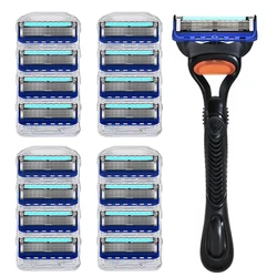 Razor Shaver for Men, Premium Shaving Shaver, 5-Layer Razor Face Beard Hair Comes with Replaceable Blades, 5-Layer Refills