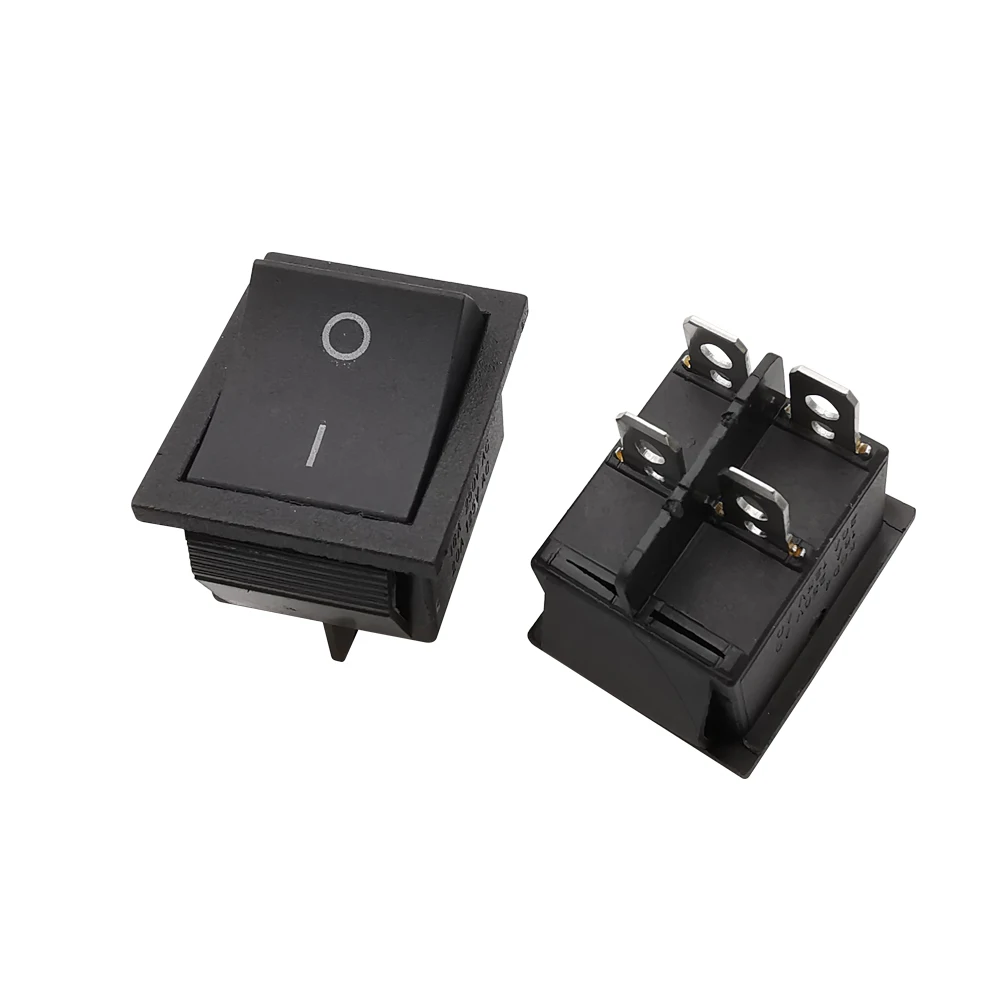 1/5/10Pcs KCD4 Rocker Switch 4/6 Pin ON/OFF Electrical Equipment Push Button Power Switch AC 16A 250V / 20A 125V