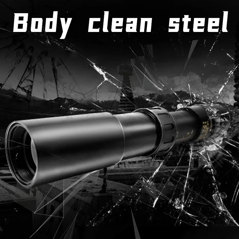 10X300 Zoom Telescope Powerful Monocular Long Range Low Light Night Vision Waterproof Monocular Portable Holder Tripod Camping G