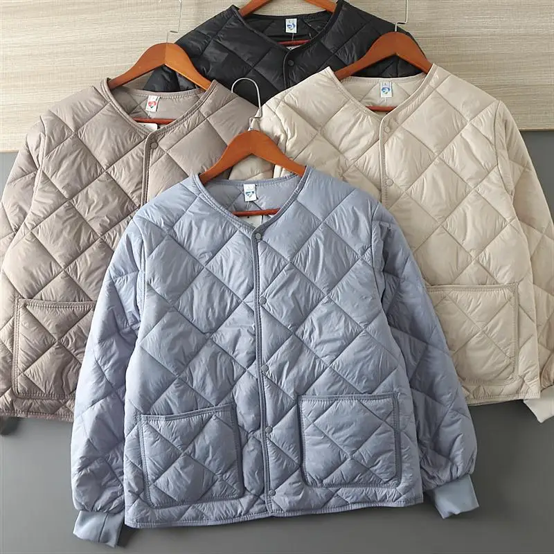 

Легкая хлопковая куртка мужская, без подкладки, с хлопковым наполнителем, весна-осень, модная молодежная модель, приталенный крой, длинный рукав