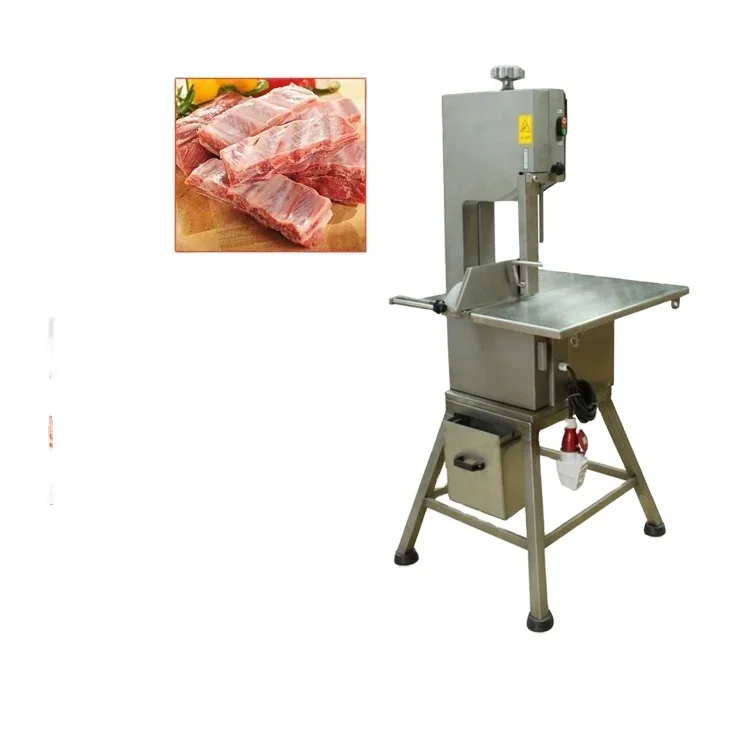 Helped Machinery Automatic Commercial Industrial Bone Cutter Meat Band Saw for Cutting Frozen Meat Bone