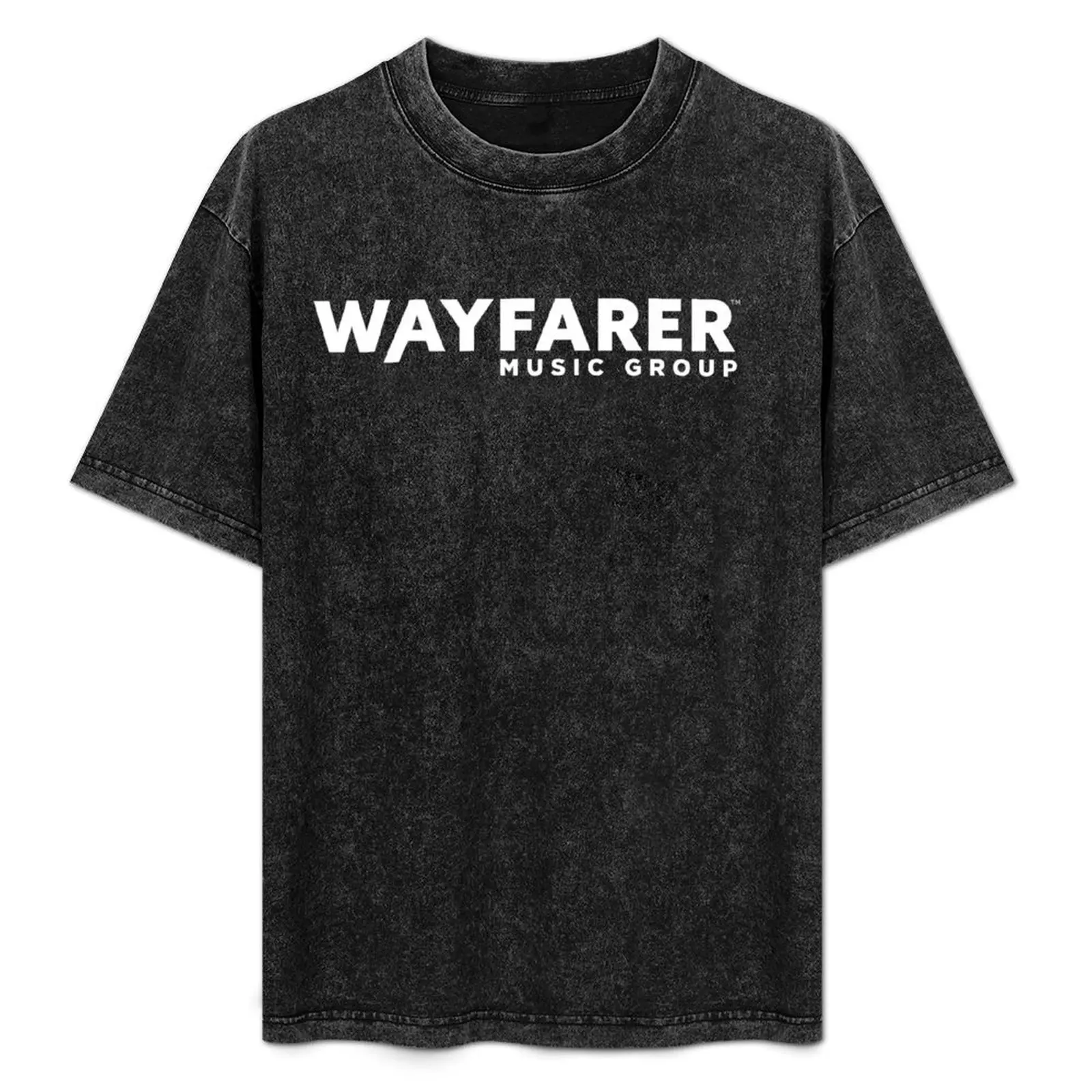 Wayfarer Music Group White Logo T-Shirt customs kawaii clothes Men's t shirts