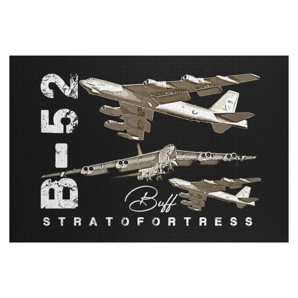 

B52 Stratofortress American Vintage Bomber Aircraft Jigsaw Puzzle Wooden Boxes Personalized Gift Personalized Child Gift Puzzle