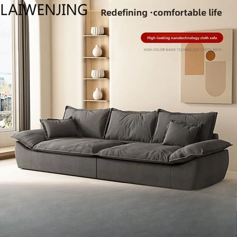 

MJY technology fabric sofa small apartment sofa household straight row sailing sofa
