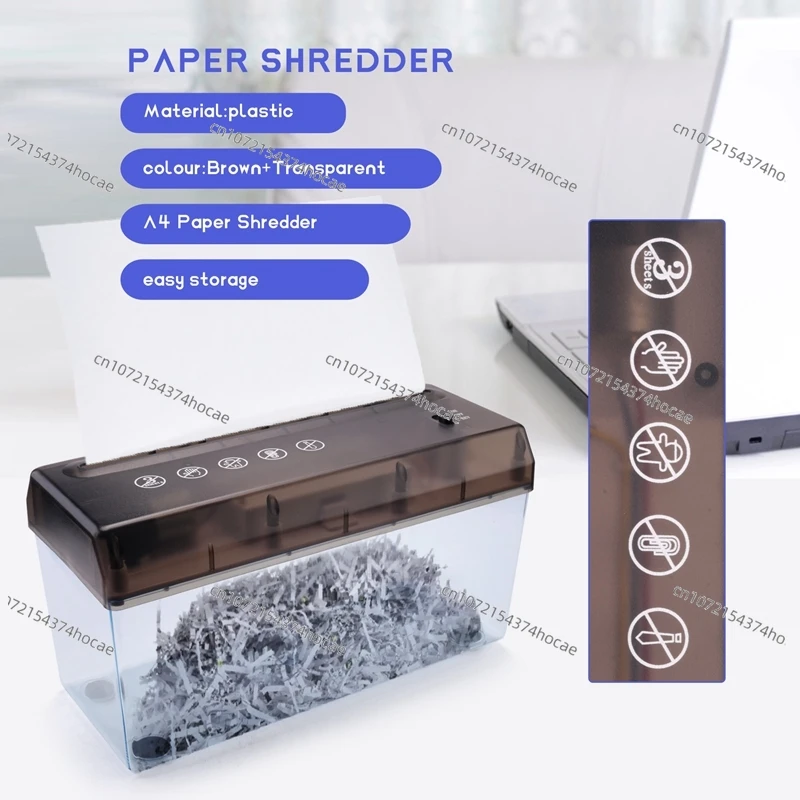 USB Electric Dual Purpose Paper Shredder Desktop Mini Financial Bill A4 Paper Shredder Paper Cutter For Home Office