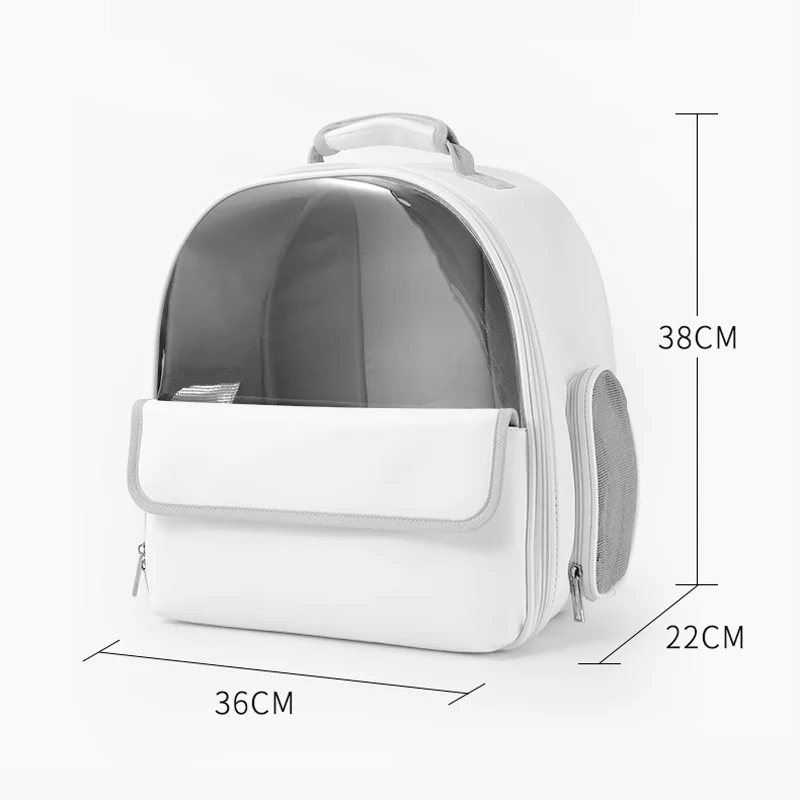 Pet Transparent Space Bag Outing Portable Cat Dogs Handbag Breathable Carrier Travel Puppy Kitten Backpack Pet Carrying Bag