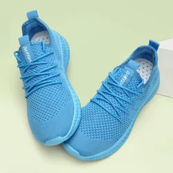 Damyuan Women's Sneaker 2024 New Fashion Breathable Trainers Comfortable Sneakers Mesh Lace Up Women's Tennis Footwear