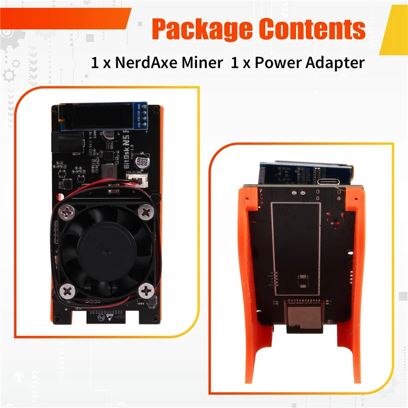 Bitaxe Miner 200Gh/S BM1397 Bitcoin Solo Miner independiente Bitdsk ASIC BTC Miner minero de baja potencia Crypto Miner enchufe estadounidense