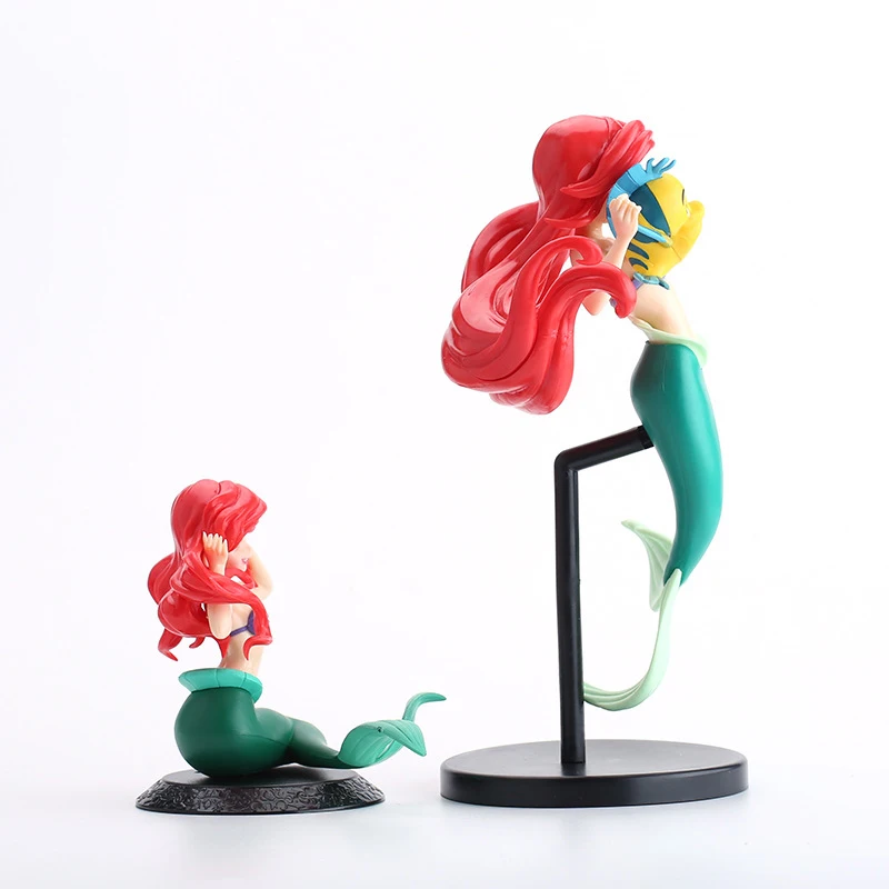 Disney Ariel Action Figure The Little Mermaid Princess Anime Figures Pvc Figurine Car Home Decor Collection Toys Children Gifts