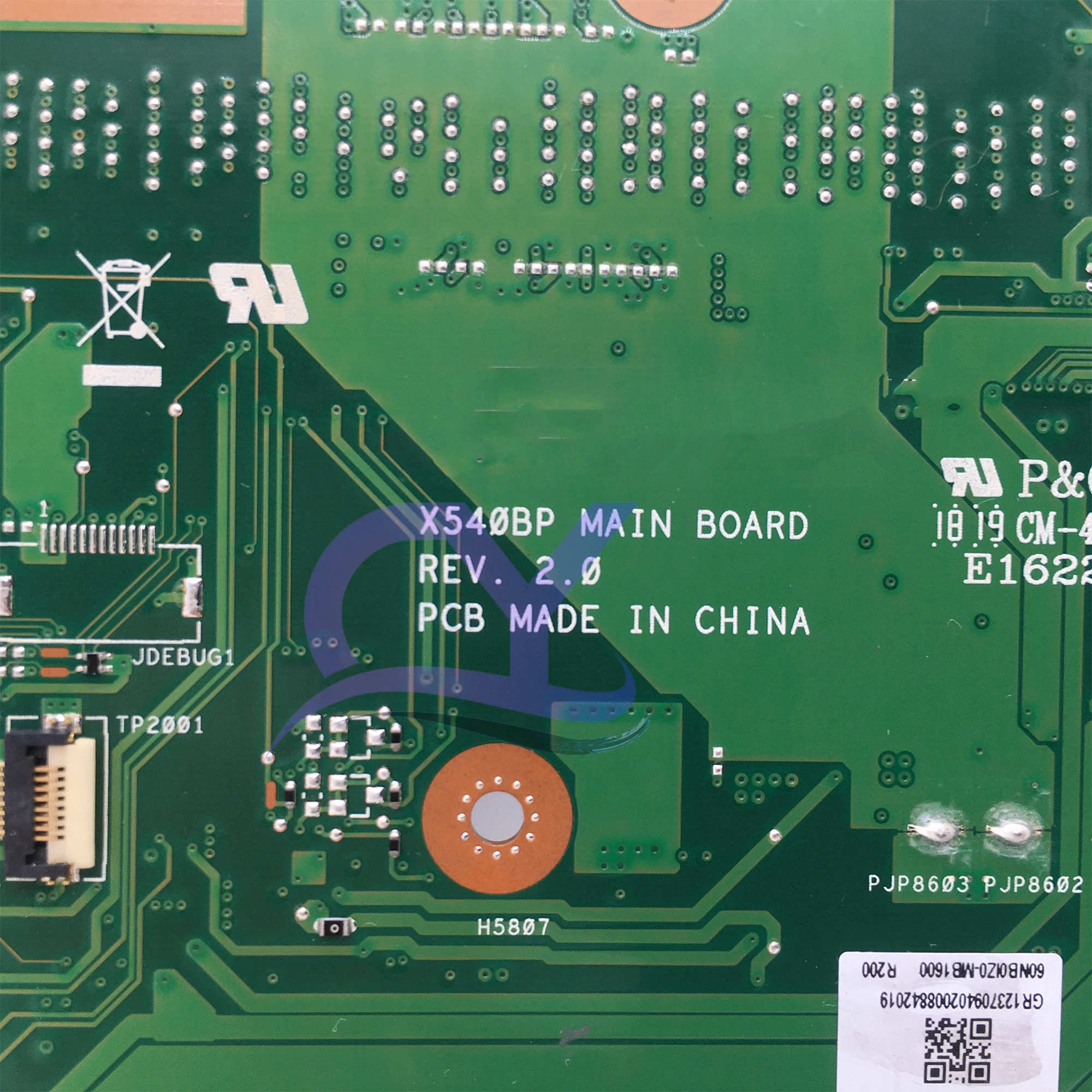 X540bp notebook mainboard für asus x540b a540 x540ba laptop motherboard mit amd A6-9225 A9-9425 cpu v2g gpu 100% test ok