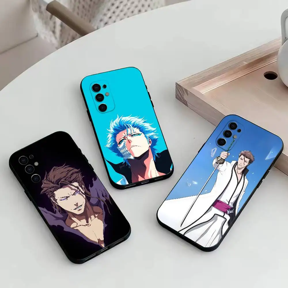 B-Sousuke Aizen Bleach   Phone Case For Samsung S25,S24,S21,S22,S23,S30,Ultra,S20,Plus,Fe,Lite,Note,10,Black Cover