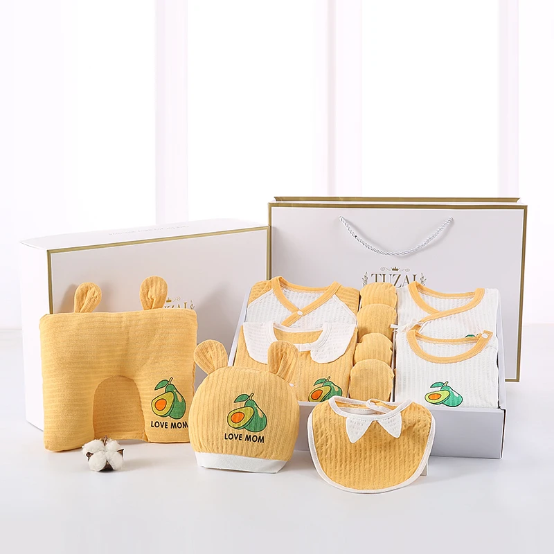 New Infant Boy Clothes Sets Cotton Autumn Spring for Baby Clothing Suits Girl Set Pants Shirt Romper Bibs Hat Blanket