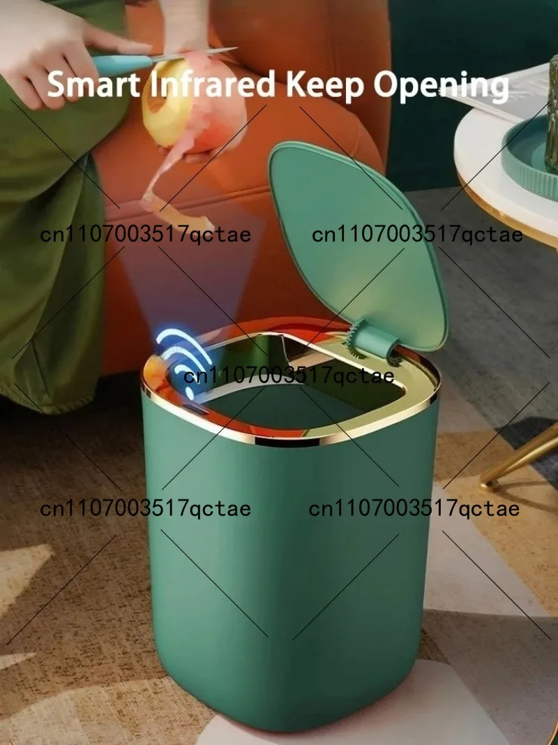 12L Luxury Smart Sensor Trash Can Large Capacity Intelligent Infrared Sensor Automatic Bin Electric Garbage Bucket with Lid