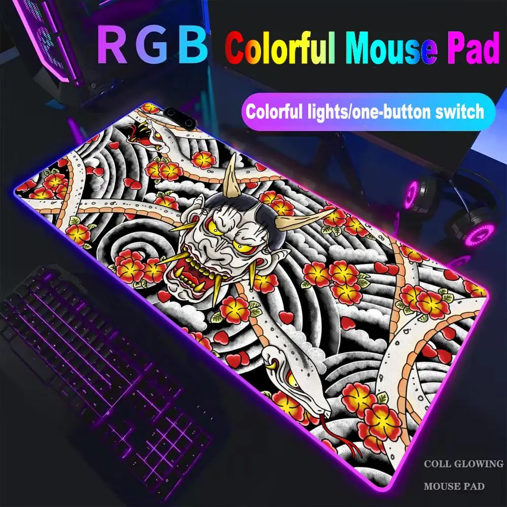 

Grimace Mouse Pad High-end E-sports Mouse Pad Mouse Pad RGB Mouse Pad LED Pc Large Student Writing Pad Gamer Luminous Desk Ma