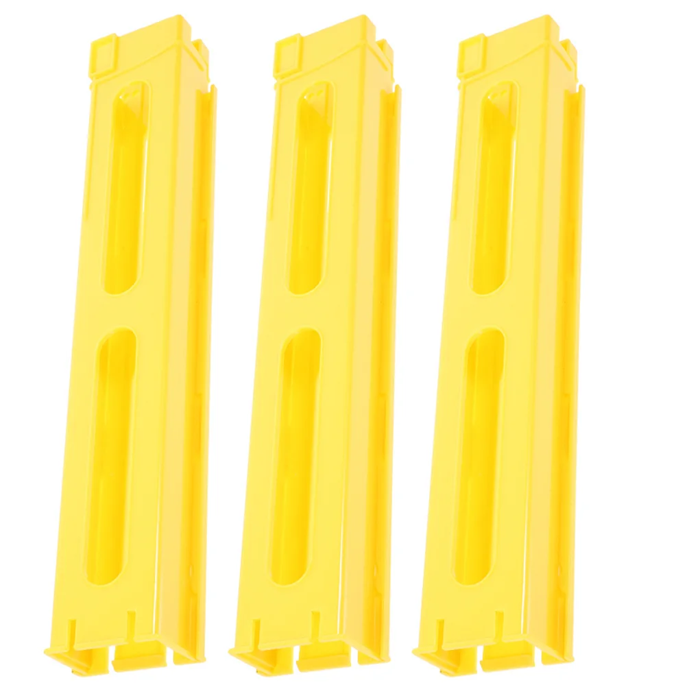 3 stks Trein Uitbreiding Clip Voor Kinderen Domino Game Props Automatische Doseren Gebouw Domino Trein Accessoires Bouwstenen