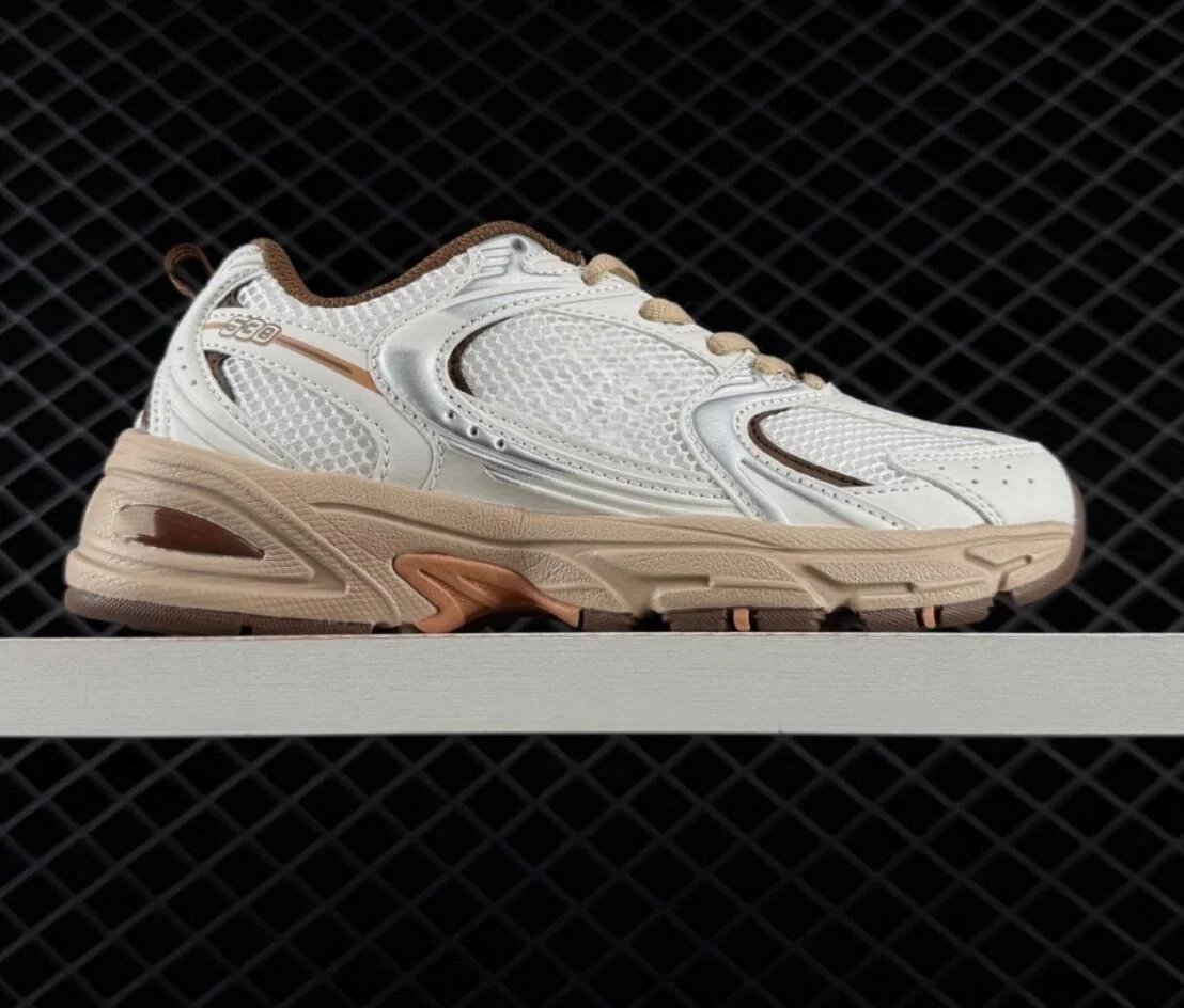 Nuove Scarpe da Corsa Casual Unisex 530, Classiche Vintage in Pelle e Rete, Bianche, Grigie, Argento, Vendita Calda ‮ seohS nuovi bilancieri