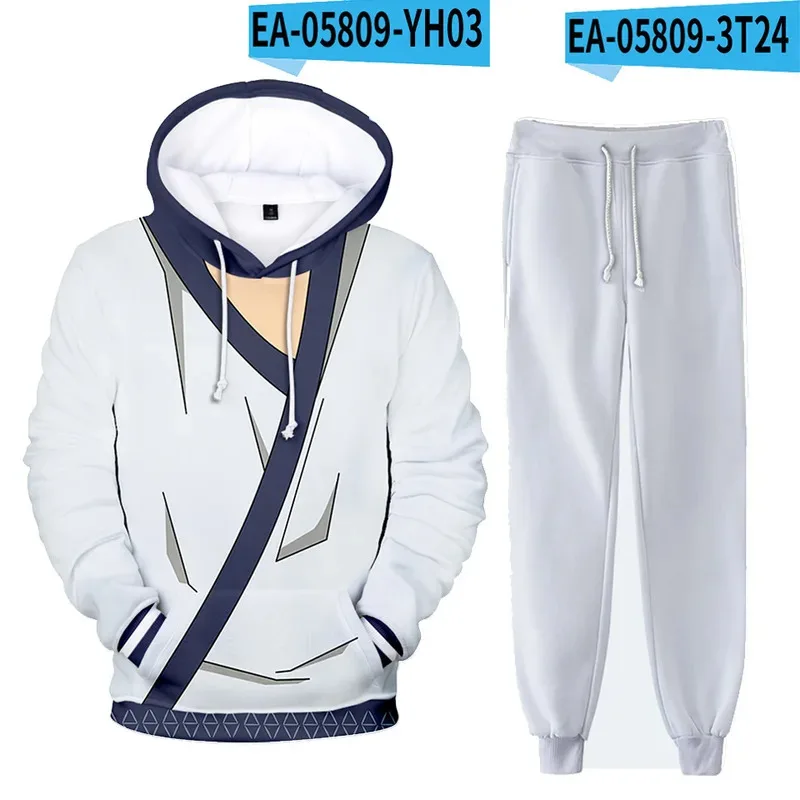 موضة ثلاثية الأبعاد مطبوعة أنيمي نمط الرجال قناع السترة عادية فضفاض تصميم جديد Harajuku توب الشارع الحد الأدنى الرجال هوديس مجموعة