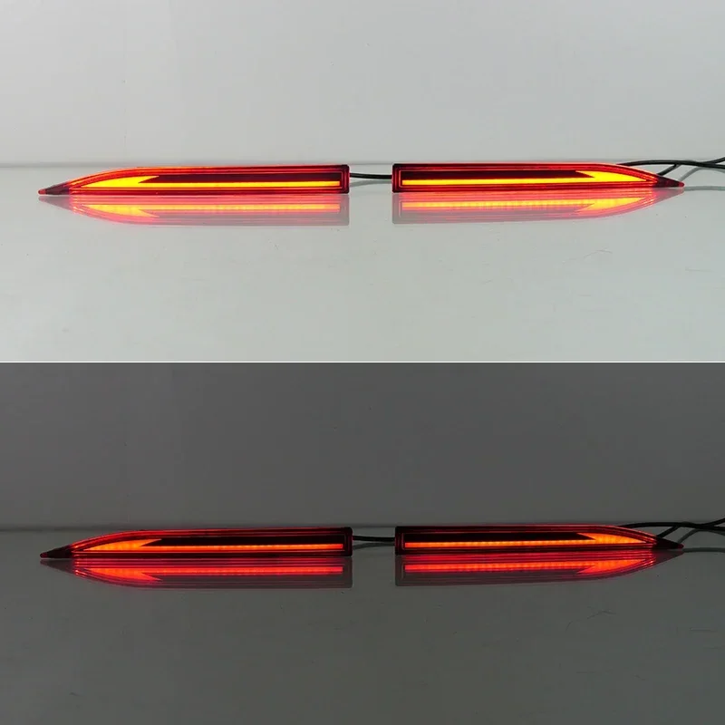 Car LED Rear Bumper Lamps For Toyota Yaris Ativ Vios 2022 2023 Brake Light Turn Signal Backup Reflector Lamp Taillights Fog lamp