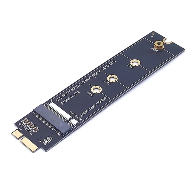 Upgrade for MacBooks Air 2010-2011Y A1369 A1370 for M.2 NGFF SSD Adapter 22