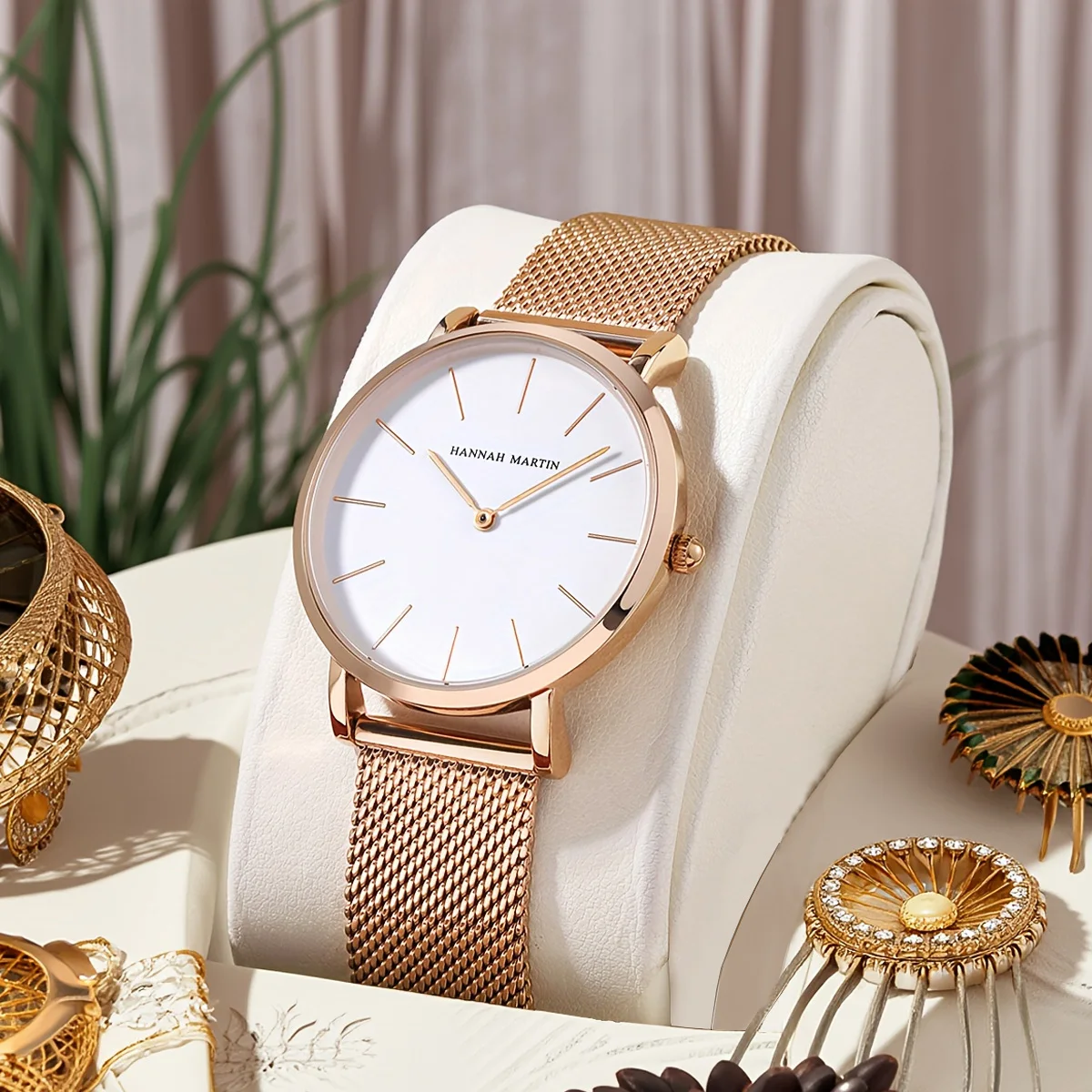 Rose gold women’s watch Quartz Movt Christian Van Sant Women main image 3