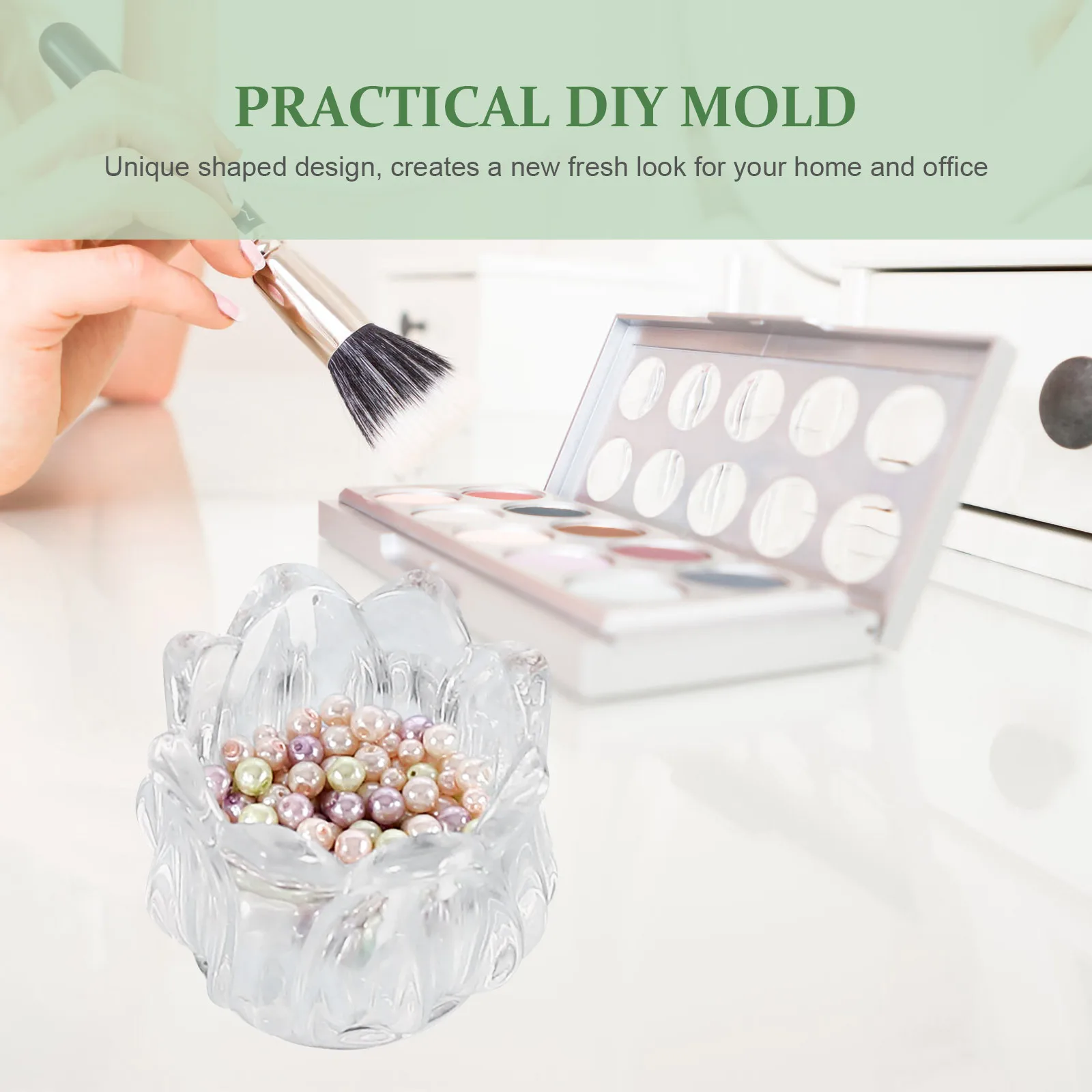 

1Pcs Succulents Flowerpot Mold Silicone Planter Casting Mold DIY Craft Resin Storage Holder Decorative Plant Pot Making Tool