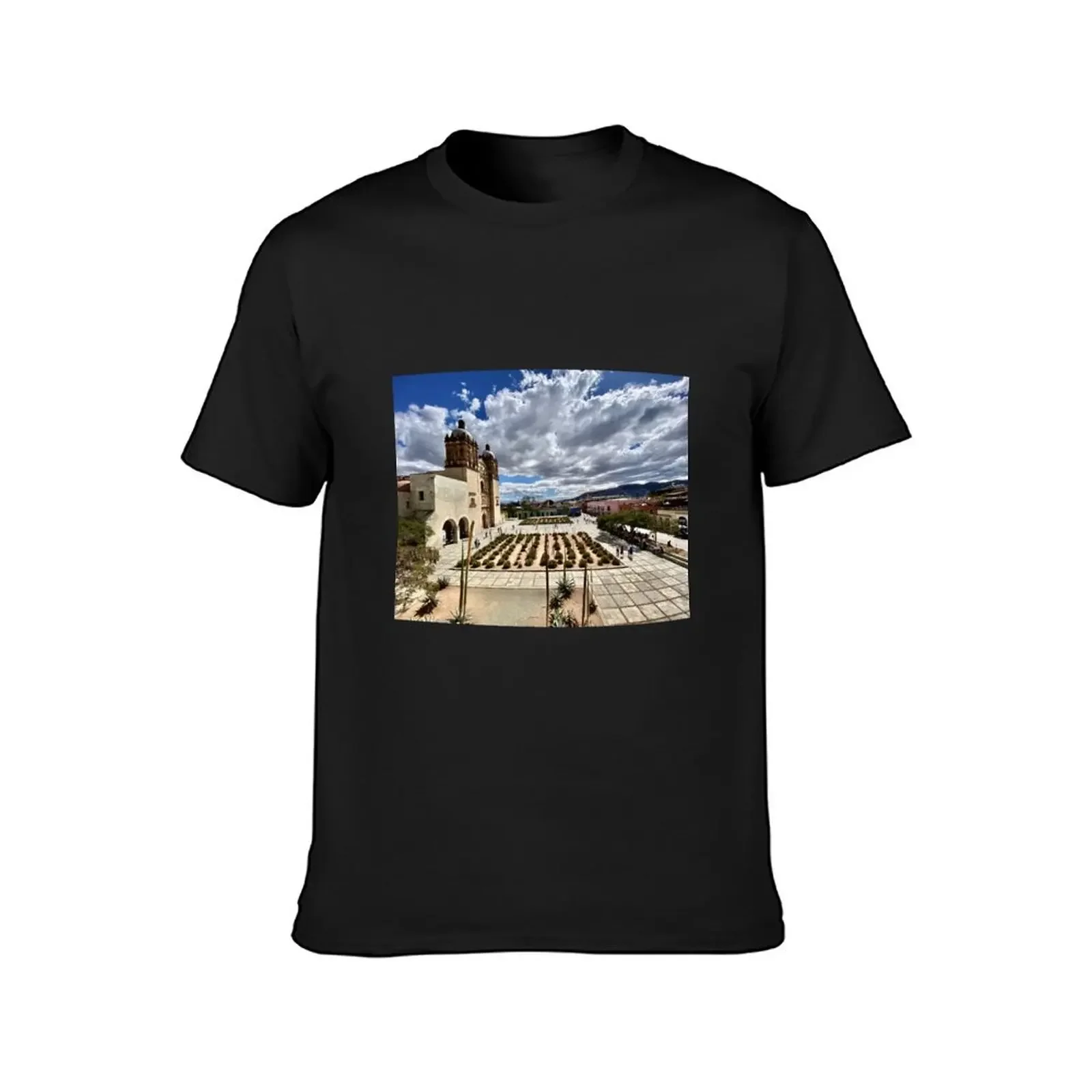 Esplanade of the Santo Domingo Temple in Oaxaca T-Shirt hippie clothes custom t shirt oversized t shirts for men