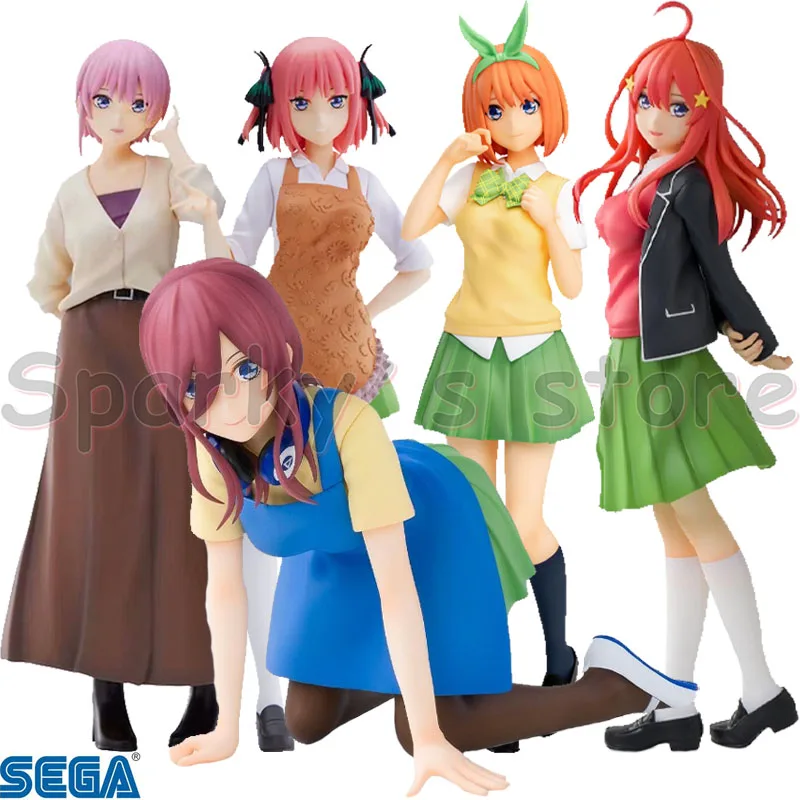 SEGA Original SPM Super Premium The Quintessential Quintuplets Anime Figure Nakano Itsuki Miku Action Figure Toys for Kids Gifts