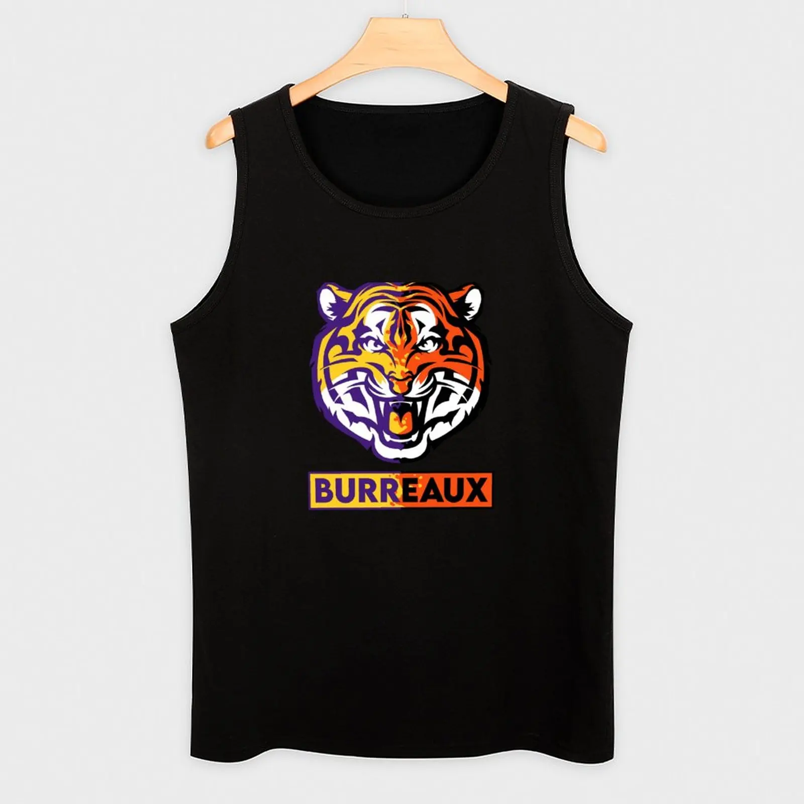 Joe Burreaux Tank Top Creative Graphic Tank Top Art Print Sleeveless Shirt