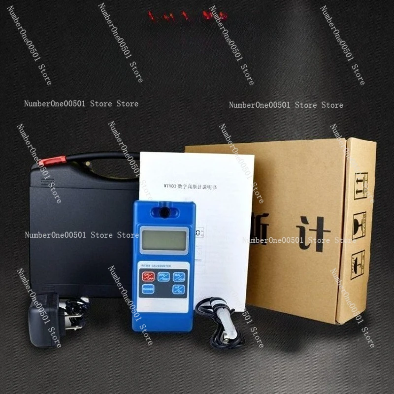 

WT103 Gauss Meter Magnetic Field Tester AC Magnetometer Residual Magnetic Field Strength Detector Meter
