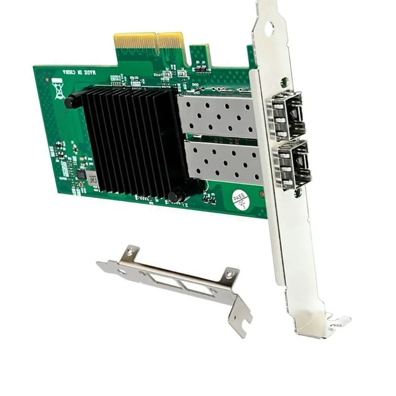 Single/Double SFP+ Port 10Gb Ethernet Networking Card Stable Data Transmission with 82599ES Ethernet Adapters X520-DA2 QXNF