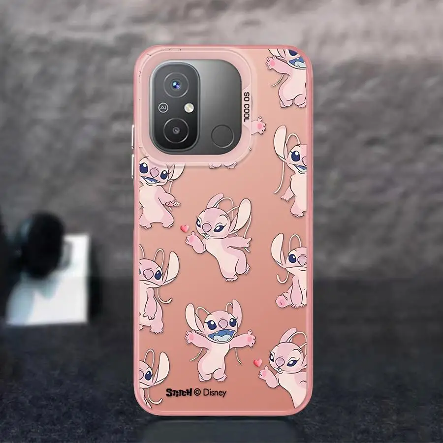Disney stitch caso de telefone para xiaomi redmi 12 12c 13c 13 a2 + a3 a1 plus a3x poco x3 nfc c50 c51 c61 x3pro capa macia