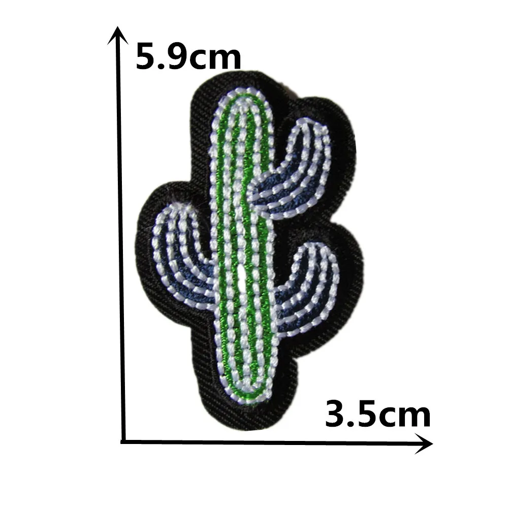 Plant cactus tree sequins Hotmelt adhesive iron Diy washable clothing accessories Patches for clothes and hats clothing patches