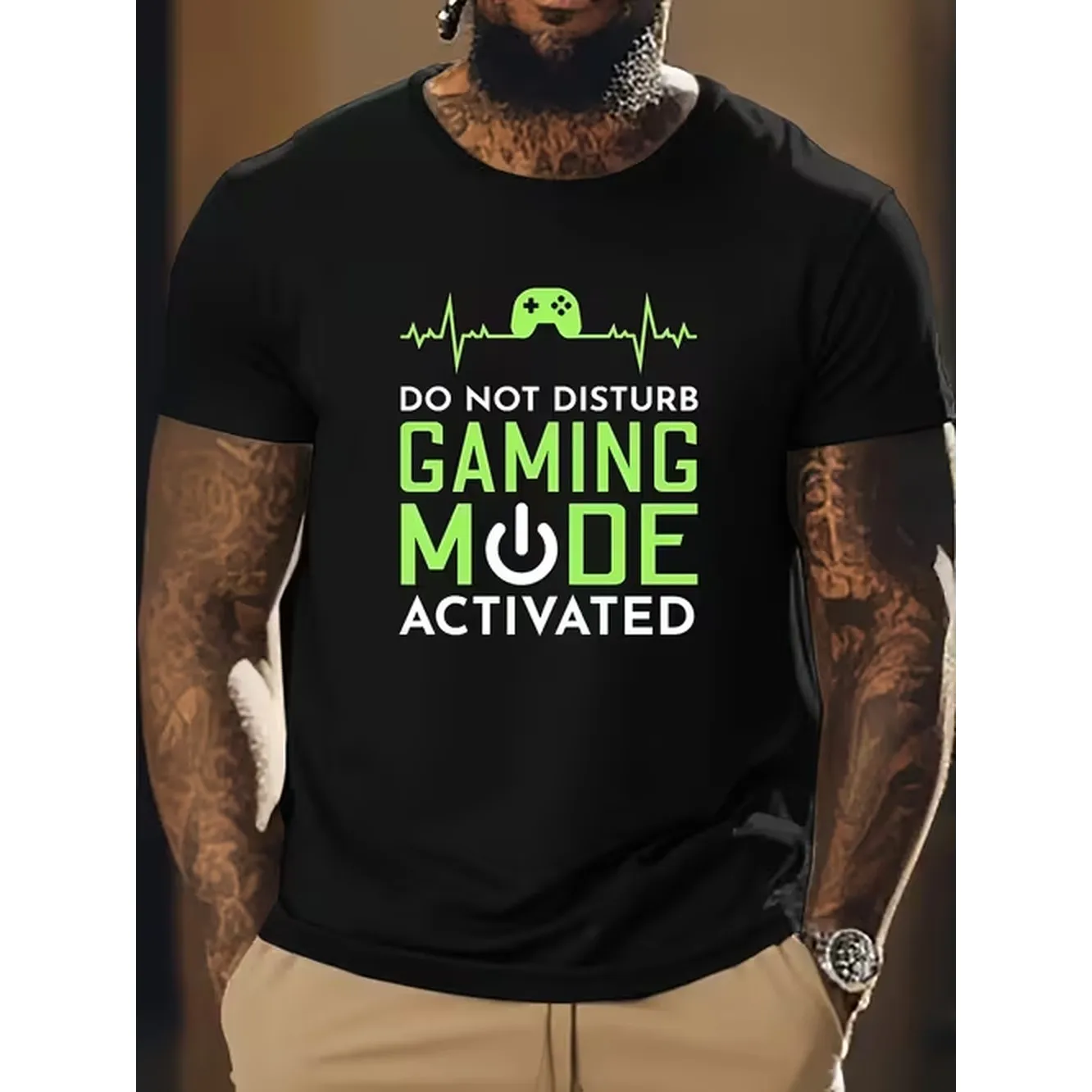 item picture do not disturb gaming print tee shirt tees for men casual short sleeve t shirt for summer
