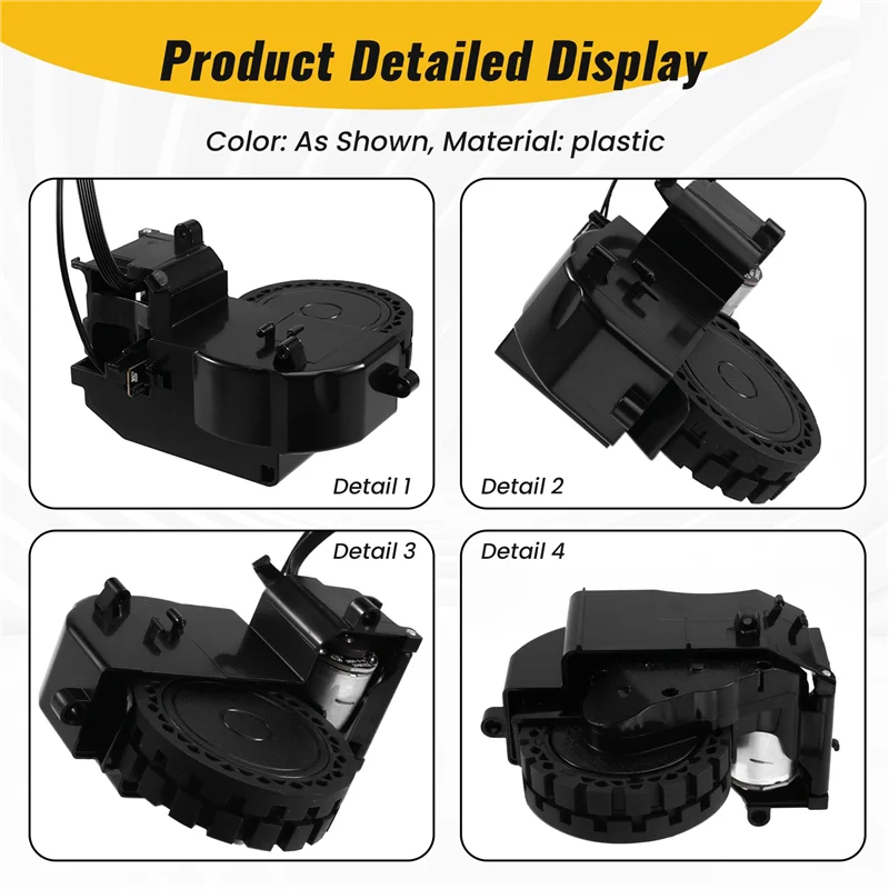 

B66C Vacuum Wheel Motor For Roidmi EVA Self-Cleaning Emptying Robot Vacuum SDJ06RM Vacuum Cleaner Drive Wheels Parts