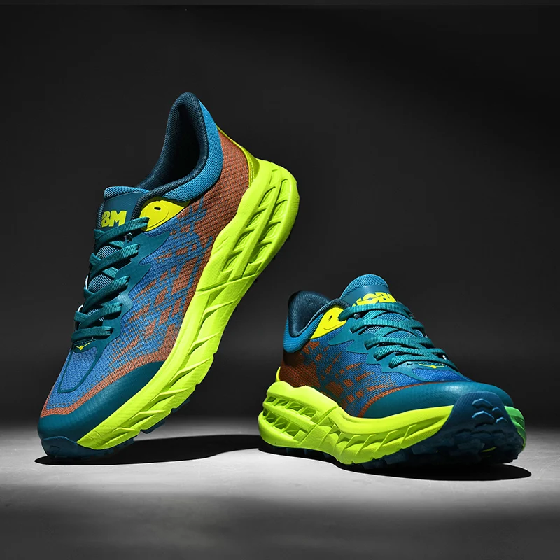 2025New Men Casual Sports Shoes Marathon Race Lightweight Cushioning Men's Running Shoes Outdoor Mountain Shoe Teenagers Walking image 2