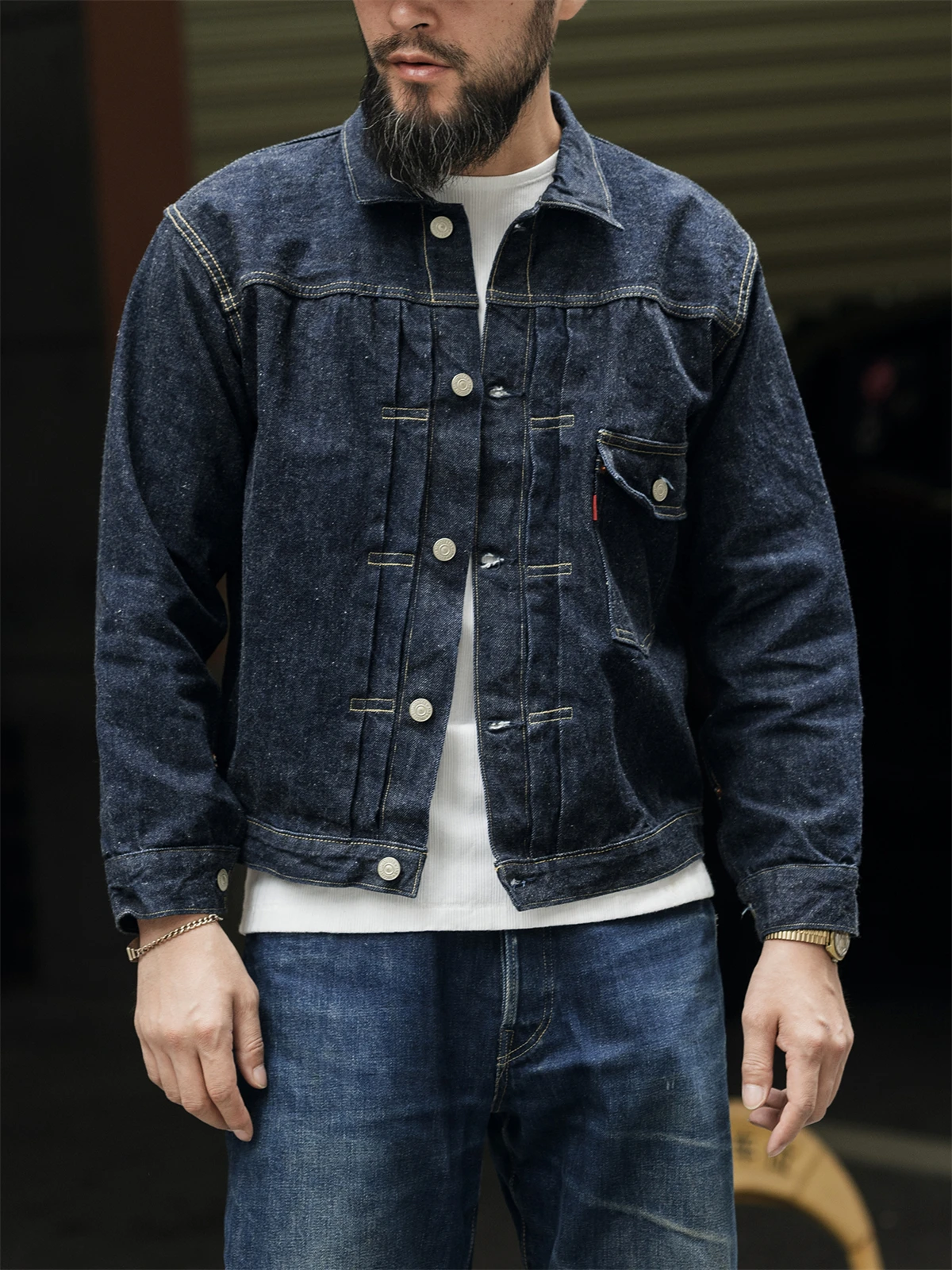 Rugged Bronson 47806XX Raw Selvedge Denim Jacket Type I 1947 Model